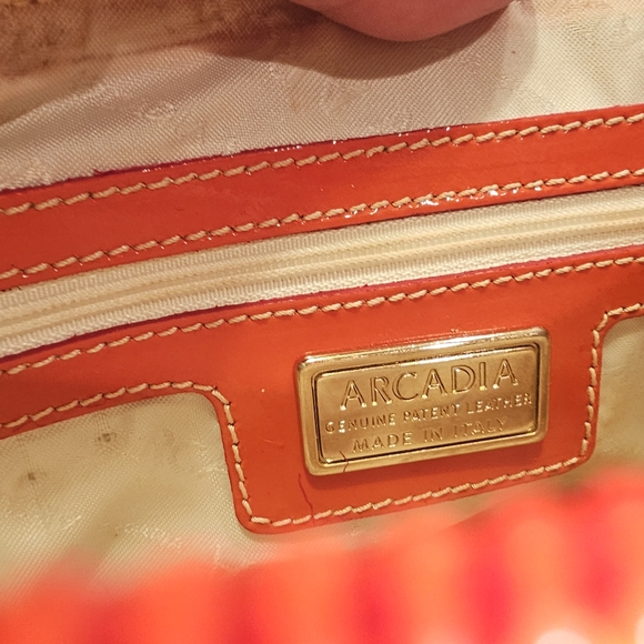 Orange Arcadia Zip Cross Body Bag - Picture 12 of 16